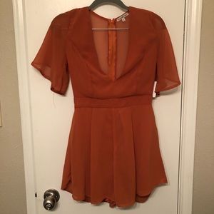 Orange romper